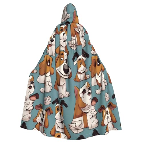 XBKGOHA Abstrakter Wind-Hunde-Kollektion, bedruckt, Halloween, Erwachsenen-Kapuzenumhang, ohne Reißverschluss, bequem für Kostümpartys XBKGOHA Abstrakter Wind-Hunde-Kollektion, bedruckt, Halloween, Erwachsenen-Kapuzenumhang, ohne Reißverschluss, bequem für Kostümpartys von XBKGOHA