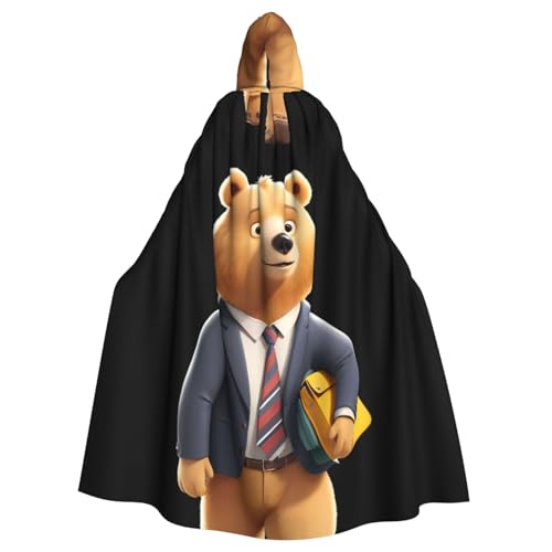 XBKGOHA Bären-Tragetasche, bedruckt, Halloween, Erwachsenen-Kapuzenumhang, ohne Reißverschluss, bequem für Kostümpartys XBKGOHA Bären-Tragetasche, bedruckt, Halloween, Erwachsenen-Kapuzenumhang, ohne Reißverschluss, bequem für Kostümpartys von XBKGOHA
