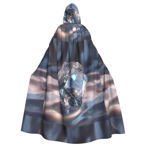 XBKGOHA Brilliant Crystals Printed Halloween Adult Hooded Cape Cloak No Zipper, Comfortable For Costume Parties XBKGOHA Brilliant Crystals Printed Halloween Adult Hooded Cape Cloak No Zipper, Comfortable For Costume Parties von XBKGOHA