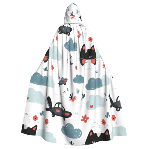 XBKGOHA Das Cartoon-Phänomen bedruckter Halloween-Umhang mit Kapuze für Erwachsene, ohne Reißverschluss, bequem für Kostümpartys XBKGOHA Das Cartoon-Phänomen bedruckter Halloween-Umhang mit Kapuze für Erwachsene, ohne Reißverschluss, bequem für Kostümpartys von XBKGOHA