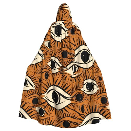 XBKGOHA Halloween-Umhang mit Augen, bedruckt, ohne Reißverschluss, bequem für Kostümpartys XBKGOHA Halloween-Umhang mit Augen, bedruckt, ohne Reißverschluss, bequem für Kostümpartys von XBKGOHA