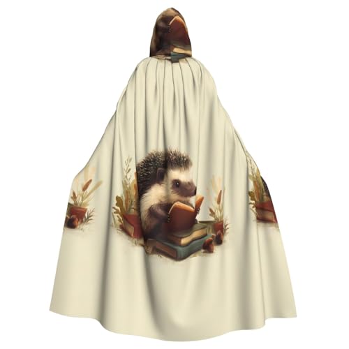 XBKGOHA Igel-Umhang mit Kapuze, bedruckt, Halloween, Erwachsene, ohne Reißverschluss, bequem für Kostümpartys XBKGOHA Igel-Umhang mit Kapuze, bedruckt, Halloween, Erwachsene, ohne Reißverschluss, bequem für Kostümpartys von XBKGOHA