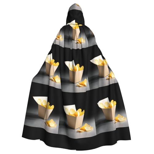 XBKGOHA Kazi Potato Wish bedruckter Halloween-Umhang mit Kapuze für Erwachsene, ohne Reißverschluss, bequem für Kostümpartys XBKGOHA Kazi Potato Wish bedruckter Halloween-Umhang mit Kapuze für Erwachsene, ohne Reißverschluss, bequem für Kostümpartys von XBKGOHA