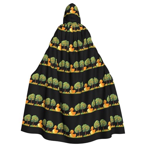 XBKGOHA Kleine gelbe Ente unter dem Birnenbaum, bedruckt, Halloween, Erwachsenen-Kapuzenumhang, ohne Reißverschluss, bequem für Kostümpartys XBKGOHA Kleine gelbe Ente unter dem Birnenbaum, bedruckt, Halloween, Erwachsenen-Kapuzenumhang, ohne Reißverschluss, bequem für Kostümpartys von XBKGOHA