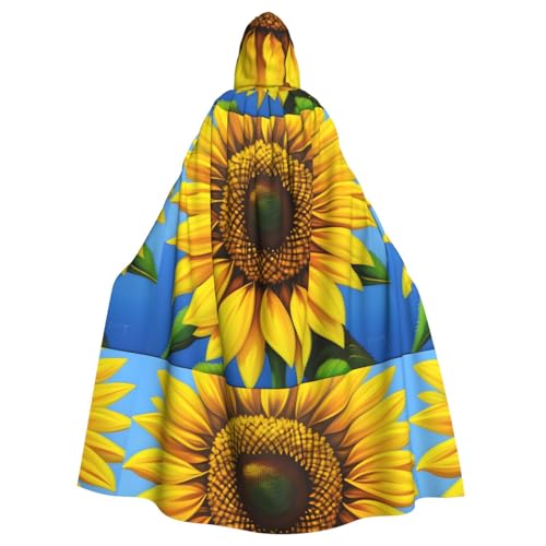 XBKGOHA Ölgemälde auf Leinwand, Sonnenblumen-Druck, Halloween, Erwachsenen-Kapuzenumhang, ohne Reißverschluss, bequem für Kostümpartys XBKGOHA Ölgemälde auf Leinwand, Sonnenblumen-Druck, Halloween, Erwachsenen-Kapuzenumhang, ohne Reißverschluss, bequem für Kostümpartys von XBKGOHA