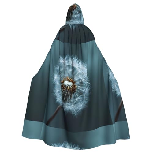 XBKGOHA Pusteblumen-Uhr, bedruckt, Halloween, Erwachsenen-Kapuzenumhang, ohne Reißverschluss, bequem für Kostümpartys XBKGOHA Pusteblumen-Uhr, bedruckt, Halloween, Erwachsenen-Kapuzenumhang, ohne Reißverschluss, bequem für Kostümpartys von XBKGOHA