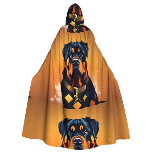 XBKGOHA Rottweiler Kapuzenumhang für Erwachsene, bedruckt, Halloween, ohne Reißverschluss, bequem für Kostümpartys XBKGOHA Rottweiler Kapuzenumhang für Erwachsene, bedruckt, Halloween, ohne Reißverschluss, bequem für Kostümpartys von XBKGOHA