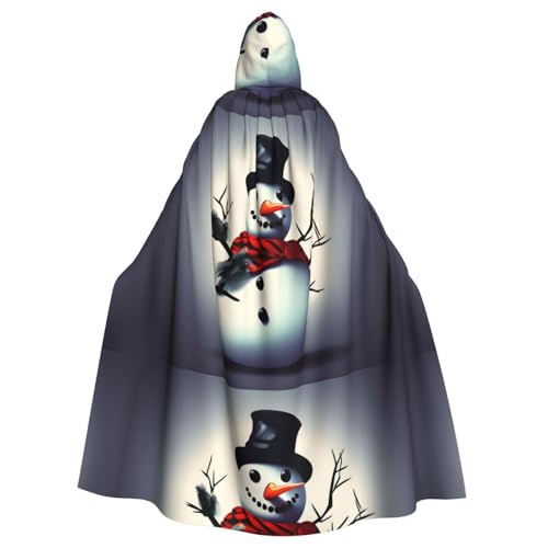 XBKGOHA Schneemann-bedruckter Halloween-Umhang mit Kapuze für Erwachsene, ohne Reißverschluss, bequem für Kostümpartys XBKGOHA Schneemann-bedruckter Halloween-Umhang mit Kapuze für Erwachsene, ohne Reißverschluss, bequem für Kostümpartys von XBKGOHA