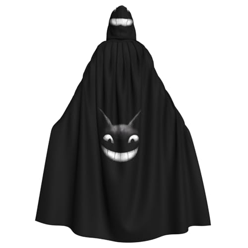 XBKGOHA Silly Laughing Fledermaus bedruckter Halloween-Umhang mit Kapuze für Erwachsene, ohne Reißverschluss, bequem für Kostümpartys XBKGOHA Silly Laughing Fledermaus bedruckter Halloween-Umhang mit Kapuze für Erwachsene, ohne Reißverschluss, bequem für Kostümpartys von XBKGOHA
