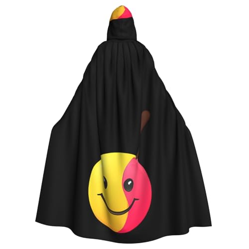 XBKGOHA Smiley-Gesichts-Shaker-Becher, bedruckt, Halloween, Erwachsenen-Kapuzenumhang, ohne Reißverschluss, bequem für Kostümpartys XBKGOHA Smiley-Gesichts-Shaker-Becher, bedruckt, Halloween, Erwachsenen-Kapuzenumhang, ohne Reißverschluss, bequem für Kostümpartys von XBKGOHA