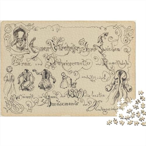Adolph Von Menzel Holz Museums Puzzle, 1000-Teilige Skizze Puzzles, Geschicklichkeitsspiel, Für Erwachsene Kunst Puzzlespiel Piele Spielzeug Geschenk Adolph Von Menzel Holz Museums Puzzle, 1000-Teilige Skizze Puzzles, Geschicklichkeitsspiel, Für Erwachsene Kunst Puzzlespiel Piele Spielzeug Geschenk von XCOFG