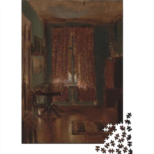 Adolph Von Menzel Puzzle Spiel 1000 Teile Kunst Puzzlespiel Für Erwachsene, Museums Impossible Puzzles, Ölmalerei Holzpuzzle, Puzzler 1000 Pcs von XCOFG