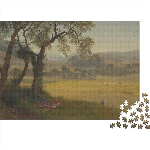 Albert Bierstadt Museums Holz-Puzzle Für Erwachsene 1000 Teile, Hölzernes Kunst Puzzle, Weltberühmte Gemälde Puzzles, Lernspiele, Tolles Geschenk, Wohnkultur 1000 Pcs von XCOFG