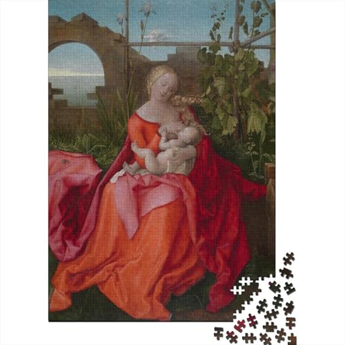 Albrecht Dürer Puzzle, Museums Holzpuzzle, Kunst Puzzles 1000 Teile, Ölmalerei Puzzlespiel, Gehirntraining Spielzeug Für Kinder, Impossible Puzzles von XCOFG