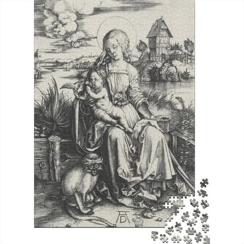 Albrecht Dürer Puzzle, Weltberühmte Gemälde Holzpuzzle, Museums Puzzles 1000 Teile, Kunst Puzzlespiel, Gehirntraining Spielzeug Für Kinder, Impossible Puzzles Albrecht Dürer Puzzle, Weltberühmte Gemälde Holzpuzzle, Museums Puzzles 1000 Teile, Kunst Puzzlespiel, Gehirntraining Spielzeug Für Kinder, Impossible Puzzles von XCOFG