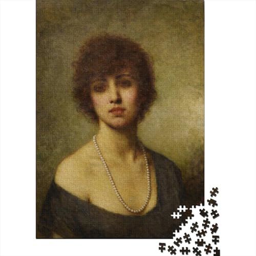 Alexey Harlamov Puzzle Spiel 1000 Teile Ölmalerei Puzzlespiel Für Erwachsene, Kunst Impossible Puzzles, Museums Holzpuzzle, Puzzler 1000 Pcs von XCOFG