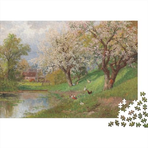 Alois Arnegger Holz Ölmalerei Puzzle, 1000-Teilige Museums Puzzles, Geschicklichkeitsspiel, Für Erwachsene Kunst Puzzlespiel Piele Spielzeug Geschenk von XCOFG