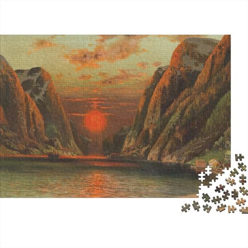 Alois Arnegger Ölmalerei Puzzle 1000 Teile Erwachsene, Lustige Museums Puzzles Geschenk-Idee Für Geburtstag, Weihnachten, Halloween Und Valentinstag von XCOFG