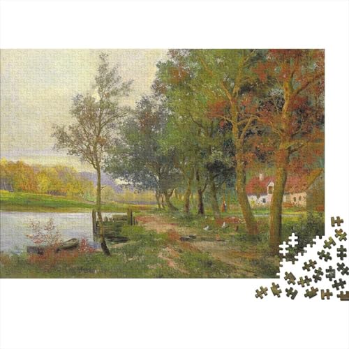 Alois Arnegger Weltberühmte Gemälde Puzzle 1000 Teile Erwachsene, Lustige Kunst Puzzles Geschenk-Idee Für Geburtstag, Weihnachten, Halloween Und Valentinstag von XCOFG