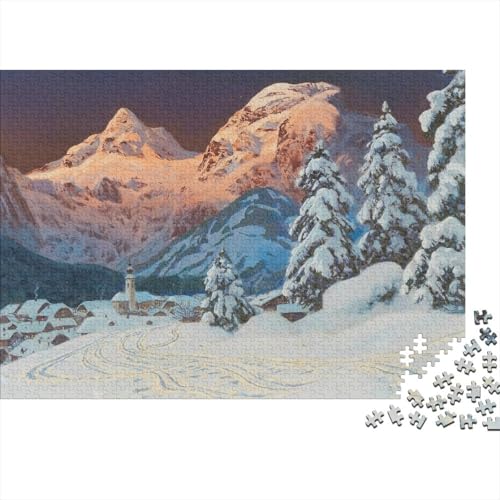 Alois Arnegger Weltberühmte Gemälde Puzzles 1000 Teile Für Erwachsene Teenager, Ölmalerei Hölzernes Puzzle Für Familienspiel, Kunst Puzzlespiel 1000 Pcs von XCOFG
