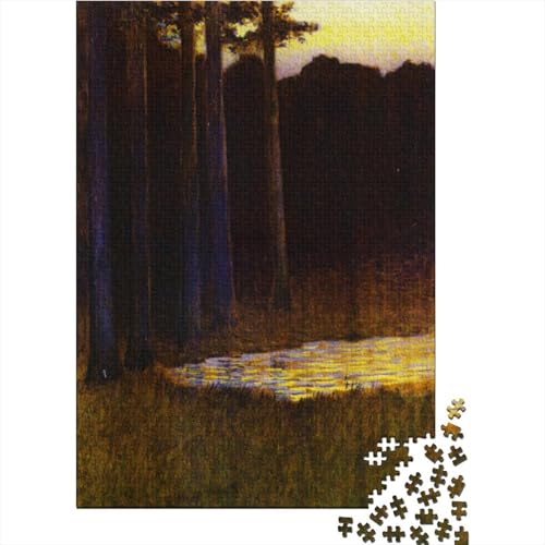Alphonse Osbert Holz Weltberühmte Gemälde Puzzle, 1000-Teilige Museums Puzzles, Geschicklichkeitsspiel, Für Erwachsene Ölmalerei Puzzlespiel Piele Spielzeug Geschenk von XCOFG