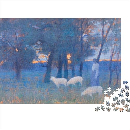 Alphonse Osbert Puzzle, Kunst Holzpuzzle, Museums Puzzles 1000 Teile, Ölmalerei Puzzlespiel, Gehirntraining Spielzeug Für Kinder, Impossible Puzzles von XCOFG