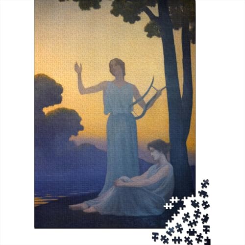 Alphonse Osbert Puzzle Spiel 1000 Teile Museums Puzzlespiel Für Erwachsene, Kunst Impossible Puzzles, Ölmalerei Holzpuzzle, Puzzler 1000 Pcs von XCOFG