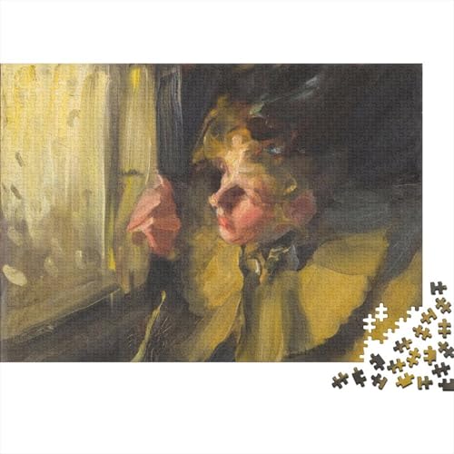 Anders Zorn Holz Puzzle 1000 Teile Für Erwachsene, Ölmalerei Impossible Puzzles, Farbenfrohes Legespiel, Geschicklichkeitsspiel Für Die Ganze Familie, Museums Puzzle von XCOFG