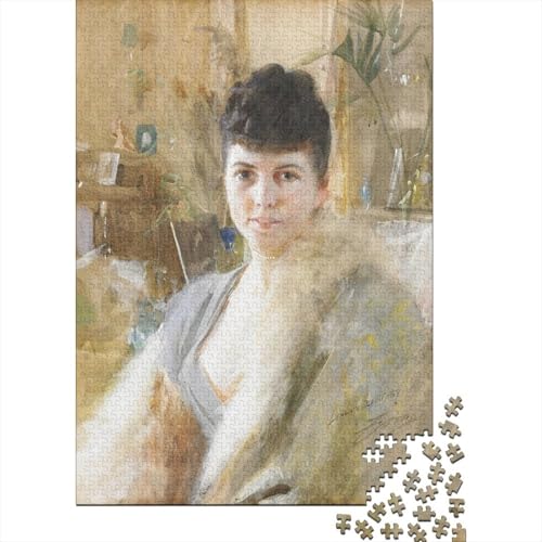 Anders Zorn Holz-Puzzles Museums Puzzle Für Erwachsene, Tolles Geschenk Lernspiel Spielzeug Geschenk Für Kunst Holzpuzzle 1000 Pcs von XCOFG