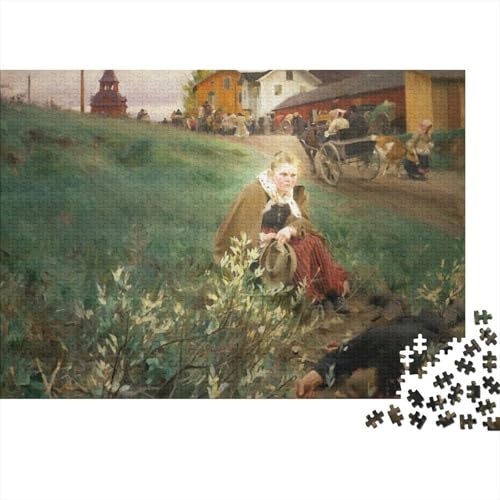 Anders Zorn Kunst Puzzle 1000 Teile Erwachsene, Lustige Museums Puzzles Geschenk-Idee Für Geburtstag, Weihnachten, Halloween Und Valentinstag von XCOFG