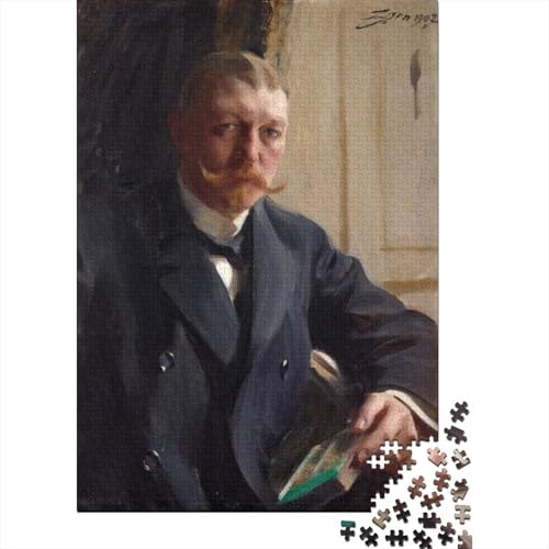 Anders Zorn Puzzle, Kunst Holzpuzzle, Weltberühmte Gemälde Puzzles 1000 Teile, Ölmalerei Puzzlespiel, Gehirntraining Spielzeug Für Kinder, Impossible Puzzles von XCOFG