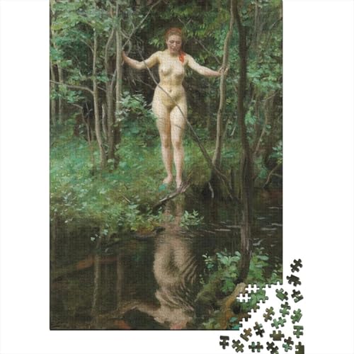 Anders Zorn Puzzle, Museums Holzpuzzle, Ölmalerei Puzzles 1000 Teile, Kunst Puzzlespiel, Gehirntraining Spielzeug Für Kinder, Impossible Puzzles von XCOFG