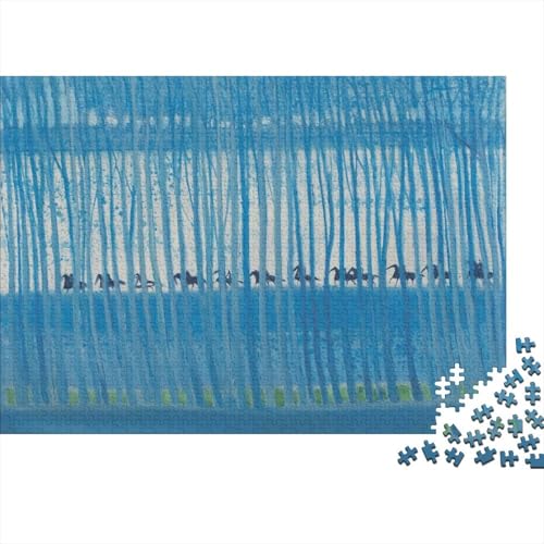 André Brasilier Holz Puzzle 1000 Tabletten, Dekomprimierung Lernspielzeug Kunst Puzzles, Exquisite Ölmalerei Puzzlespiel, Jungen Und Mädchen Museums Puzzles von XCOFG