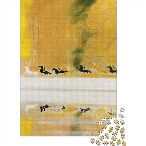 André Brasilier Holz Puzzlespiel Für Erwachsene, 1000 Teile, Kunst Impossible Puzzle, Übung Für Den Geist, Interaktives Klassische Museums Puzzles von XCOFG