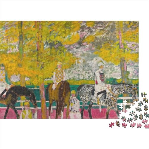 André Brasilier Kunst Puzzle 1000 Teile Erwachsene, Lustige Museums Puzzles Geschenk-Idee Für Geburtstag, Weihnachten, Halloween Und Valentinstag von XCOFG