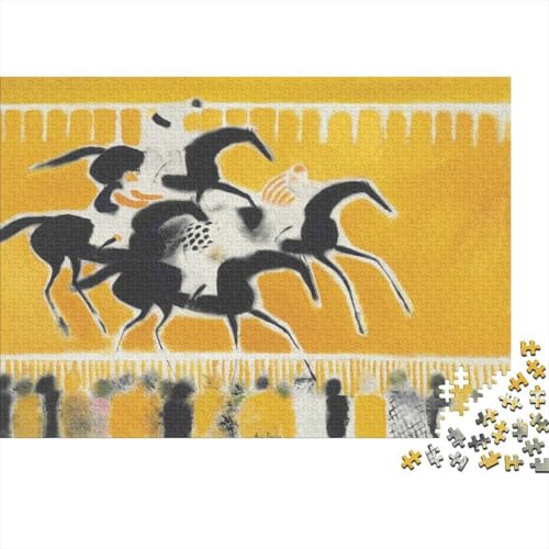 André Brasilier Kunst Puzzle 1000 Teile Erwachsene, Lustige Ölmalerei Puzzles Geschenk-Idee Für Geburtstag, Weihnachten, Halloween Und Valentinstag von XCOFG