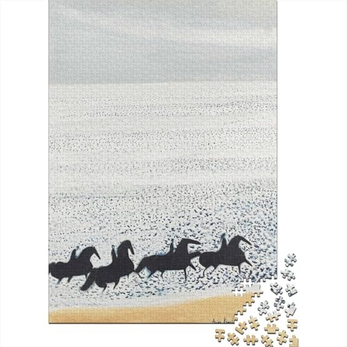 André Brasilier Puzzles, Kunst Puzzle 1000 Pieces, Museums Jigsaw Puzzle for Adults, Weltberühmte Gemälde Impossible Puzzlespiel, Board Puzzler von XCOFG