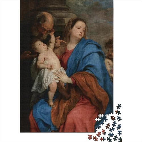 Anthony Van Dyck Holz Puzzle 1000 Teile Für Erwachsene, Kunst Impossible Puzzles, Farbenfrohes Legespiel, Geschicklichkeitsspiel Für Die Ganze Familie, Weltberühmte Gemälde Puzzle Anthony Van Dyck Holz Puzzle 1000 Teile Für Erwachsene, Kunst Impossible Puzzles, Farbenfrohes Legespiel, Geschicklichkeitsspiel Für Die Ganze Familie, Weltberühmte Gemälde Puzzle von XCOFG
