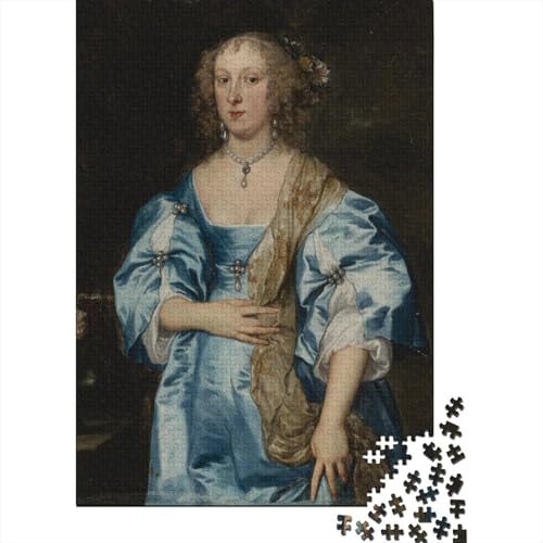 Anthony Van Dyck Holz Puzzle 1000 Teile Puzzles Für Erwachsene Lernspiel Herausforderungsspielzeug,Übung Für Den Geist, 1000 Teilige Puzzlespiel 1000 Pcs von XCOFG