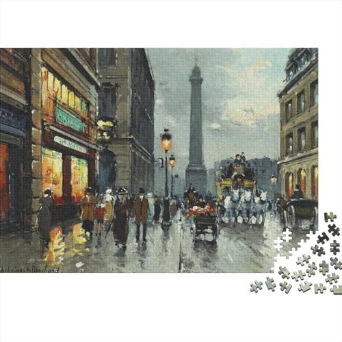 Antoine Blanchard Puzzle, Museums Holzpuzzle, Kunst Puzzles 1000 Teile, Ölmalerei Puzzlespiel, Gehirntraining Spielzeug Für Kinder, Impossible Puzzles von XCOFG