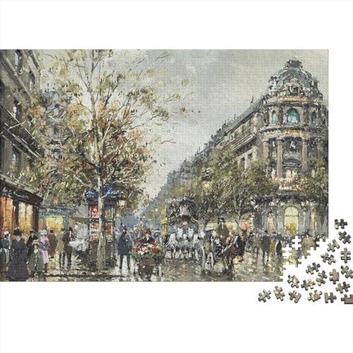 Antoine Blanchard Puzzle 1000 Teile, Ölmalerei Puzzles Für Erwachsene, Lustige Weltberühmte Gemälde Puzzlespiel Anspruchsvoll, Museums Impossible Puzzles, Ideal Als Wandbild von XCOFG