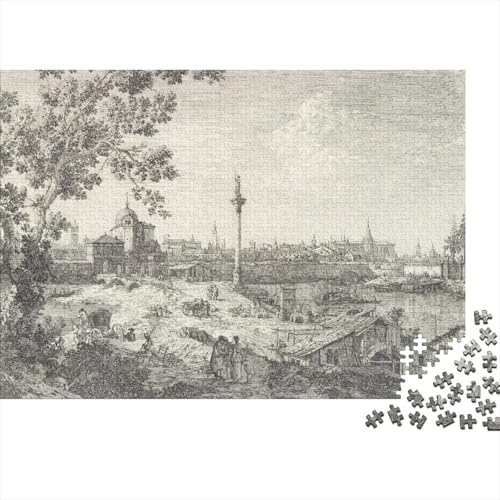 Canaletto Kunst 1000 Stück Puzzle Für Erwachsene Puzzlespiel 1000 Teile Große Museums Puzzles Lernspiel Spielzeug Geschenk Für Die Wanddekoration von XCOFG