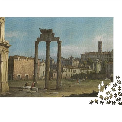 Canaletto Museums Puzzle 1000 Teile Erwachsene, Lustige Kunst Puzzles Geschenk-Idee Für Geburtstag, Weihnachten, Halloween Und Valentinstag von XCOFG