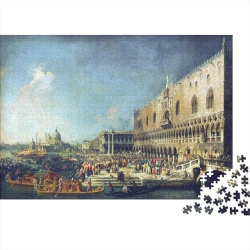 Canaletto Museums Puzzle 1000 Teile Erwachsene, Lustige Kunst Puzzles Geschenk-Idee Für Geburtstag, Weihnachten, Halloween Und Valentinstag Canaletto Museums Puzzle 1000 Teile Erwachsene, Lustige Kunst Puzzles Geschenk-Idee Für Geburtstag, Weihnachten, Halloween Und Valentinstag von XCOFG