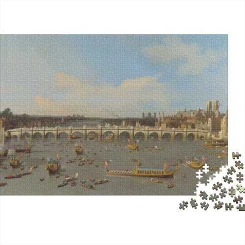 Canaletto Ölmalerei Puzzle 1000 Teile Erwachsene, Lustige Kunst Puzzles Geschenk-Idee Für Geburtstag, Weihnachten, Halloween Und Valentinstag von XCOFG