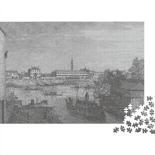 Canaletto Puzzle 1000 Teile Skizze Puzzles Für Erwachsene Klassische Puzzles Museums Puzzlespiel Schwer Pädagogisches Spielzeug 1000 Pcs von XCOFG