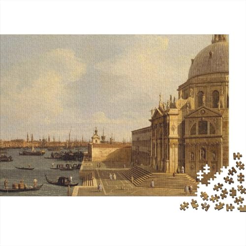 Canaletto Puzzle Spiel 1000 Teile Ölmalerei Puzzlespiel Für Erwachsene, Museums Impossible Puzzles, Weltberühmte Gemälde Holzpuzzle, Puzzler 1000 Pcs von XCOFG