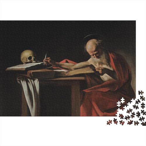 Caravaggio Holz Kunst Puzzle, 1000-Teilige Museums Puzzles, Geschicklichkeitsspiel, Für Erwachsene Weltberühmte Gemälde Puzzlespiel Piele Spielzeug Geschenk von XCOFG