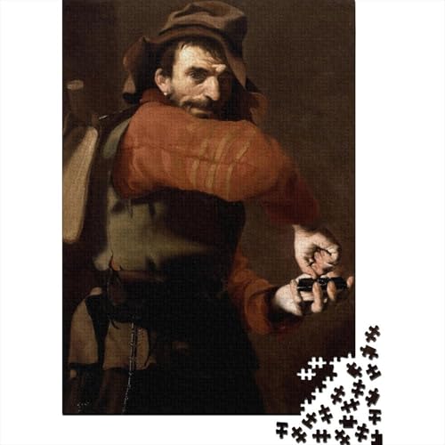 Caravaggio Puzzle, Kunst Holzpuzzle, Weltberühmte Gemälde Puzzles 1000 Teile, Museums Puzzlespiel, Gehirntraining Spielzeug Für Kinder, Impossible Puzzles von XCOFG