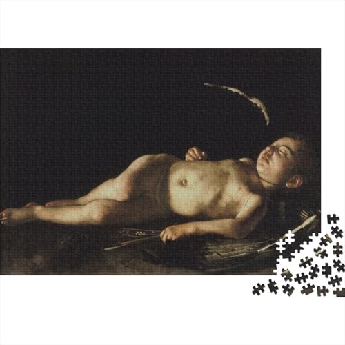 Caravaggio Puzzle, Weltberühmte Gemälde Holzpuzzle, Kunst Puzzles 1000 Teile, Ölmalerei Puzzlespiel, Gehirntraining Spielzeug Für Kinder, Impossible Puzzles von XCOFG